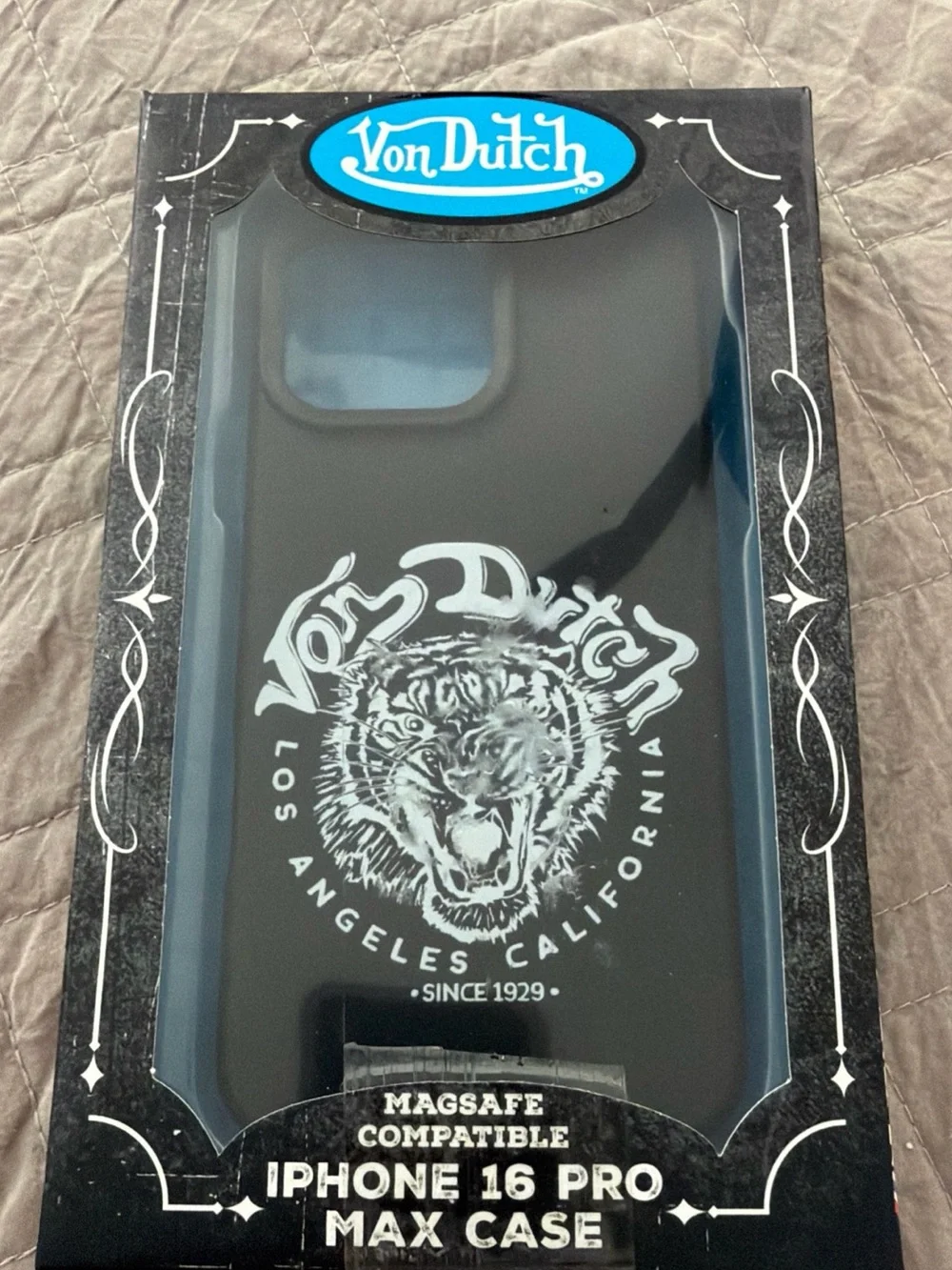 Von Dutch Black iPhone 16 Pro Max Case